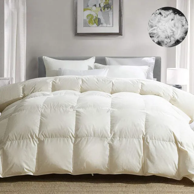 100% White Goose Down Duvet/Quilt/Comforter Bedding