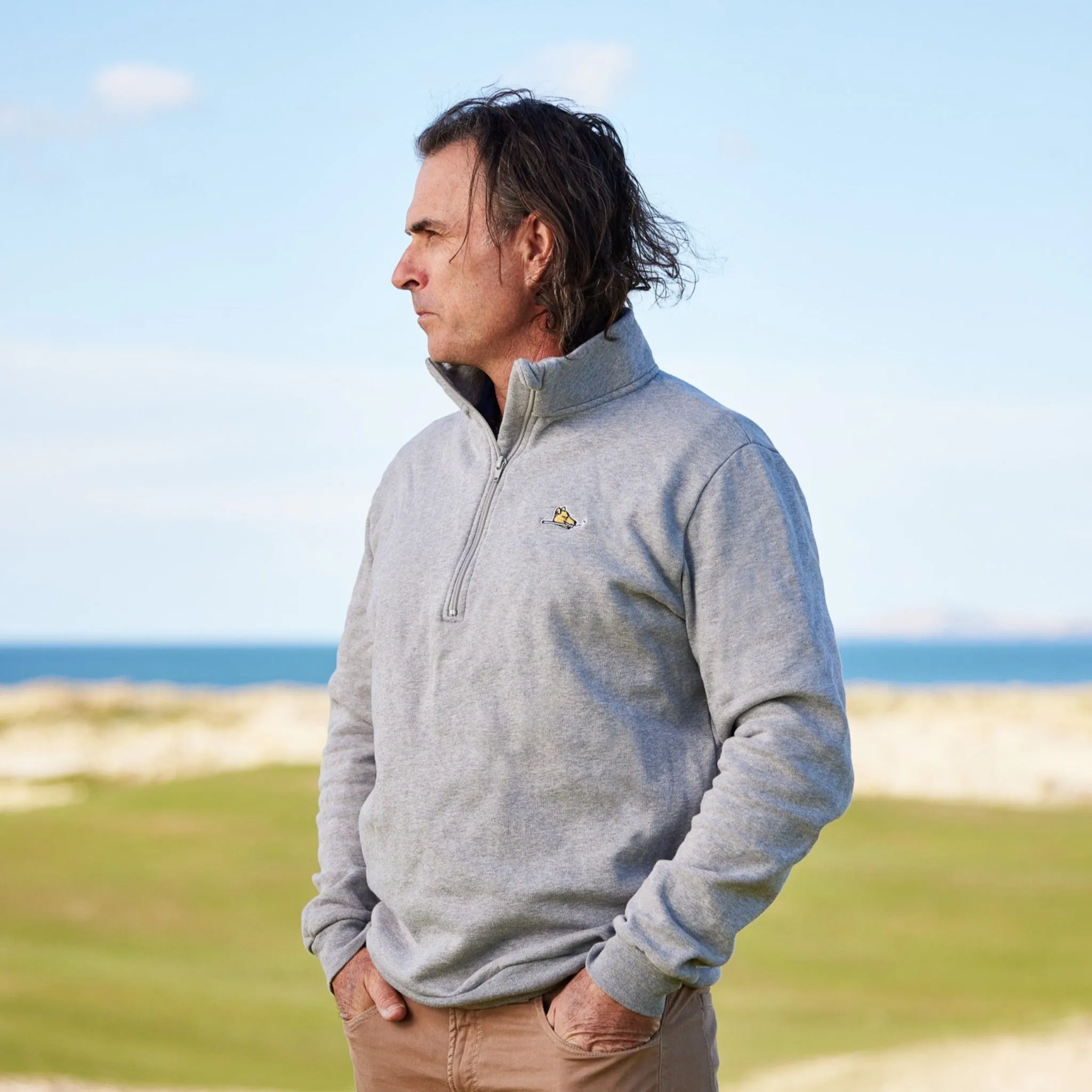 1/2 Zip Fleece Jumper x Angus & Grace Go Golfing