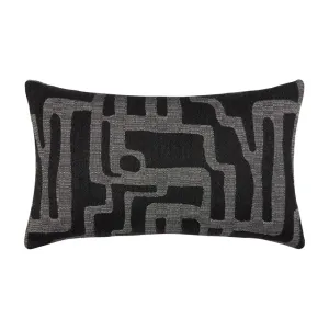 12" x 20" Elaine Smith Pillow  Noble Charcoal