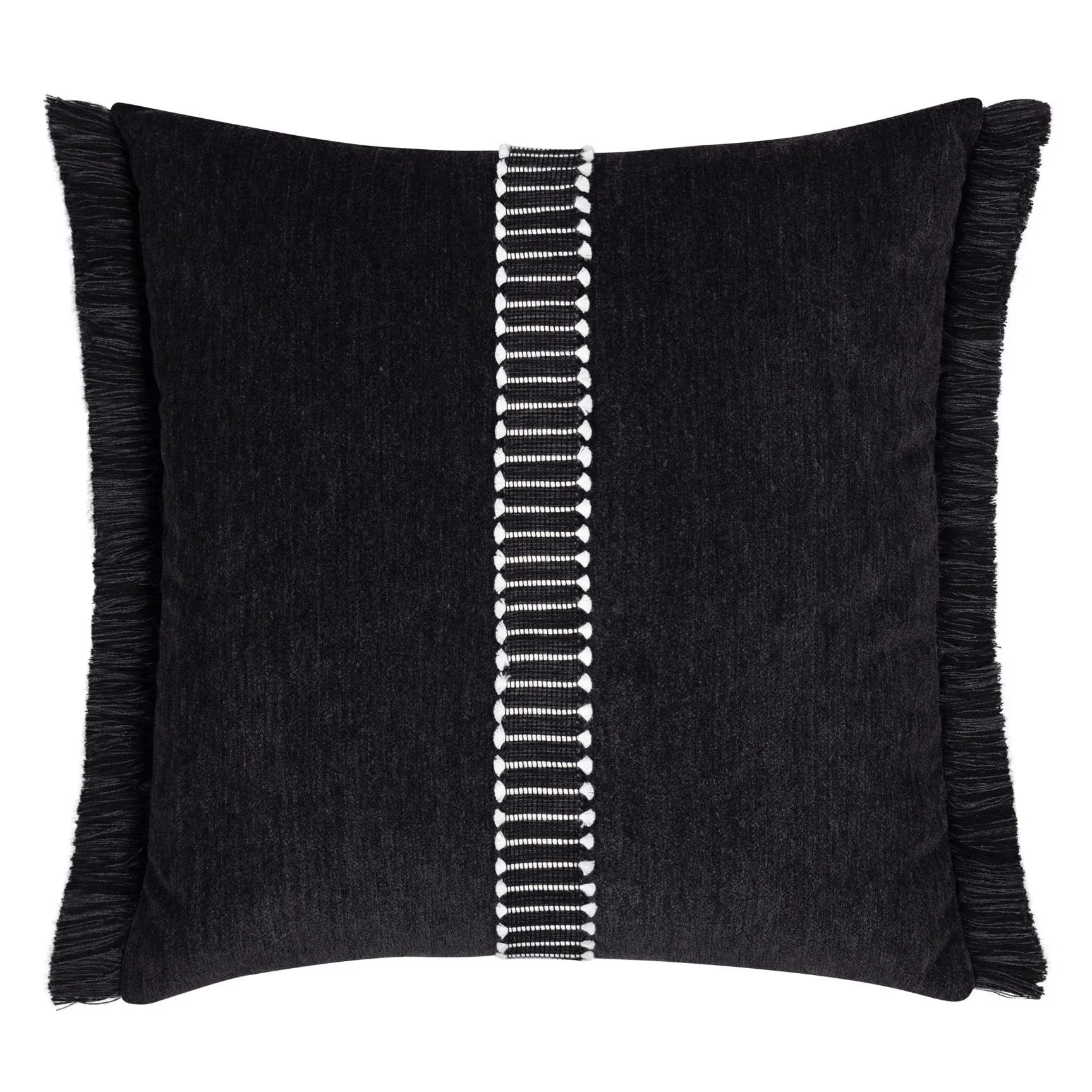 20" Square Elaine Smith Pillow  Splendor Charcoal