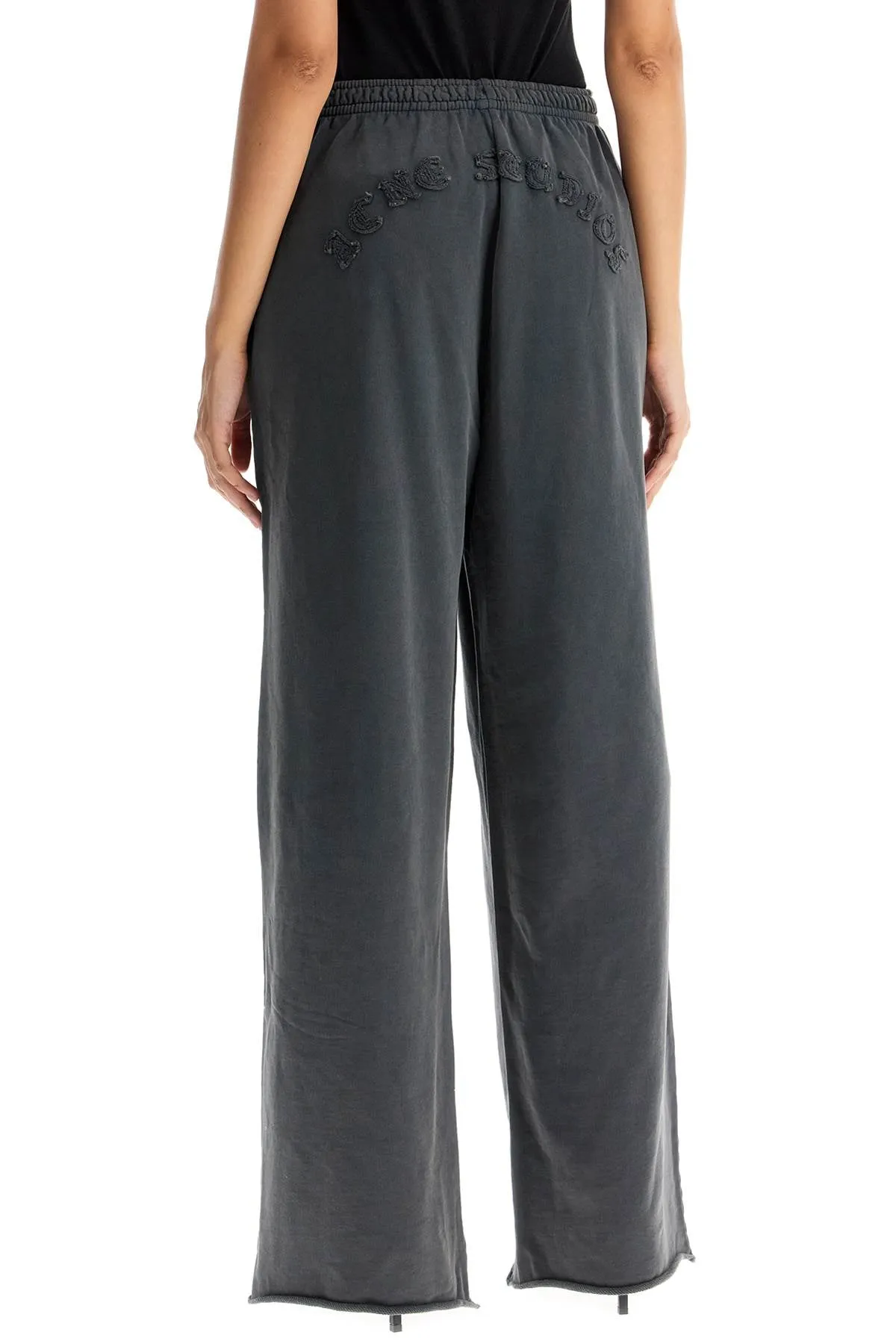 Acne Studios Wide Logo Joggers With Ample