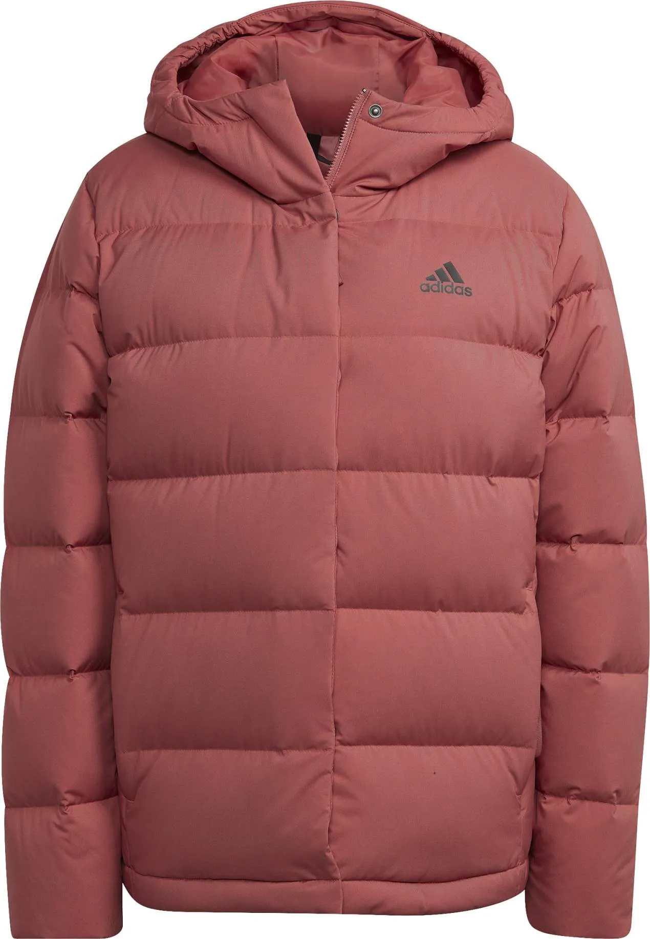 Adidas Women&#x27;s Helionic Hooded Down Jacket Wonred | Buy Adidas Women&#x27;s Helionic Hooded Down Jacket Wonred here | Outnorth