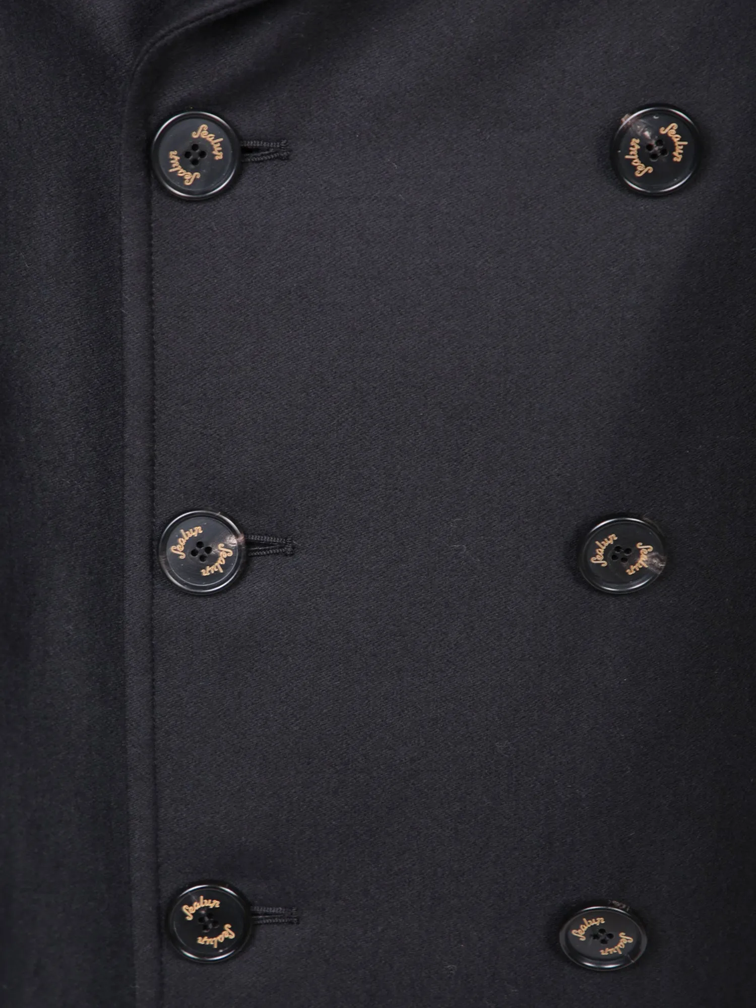 Amalfi black peacoat