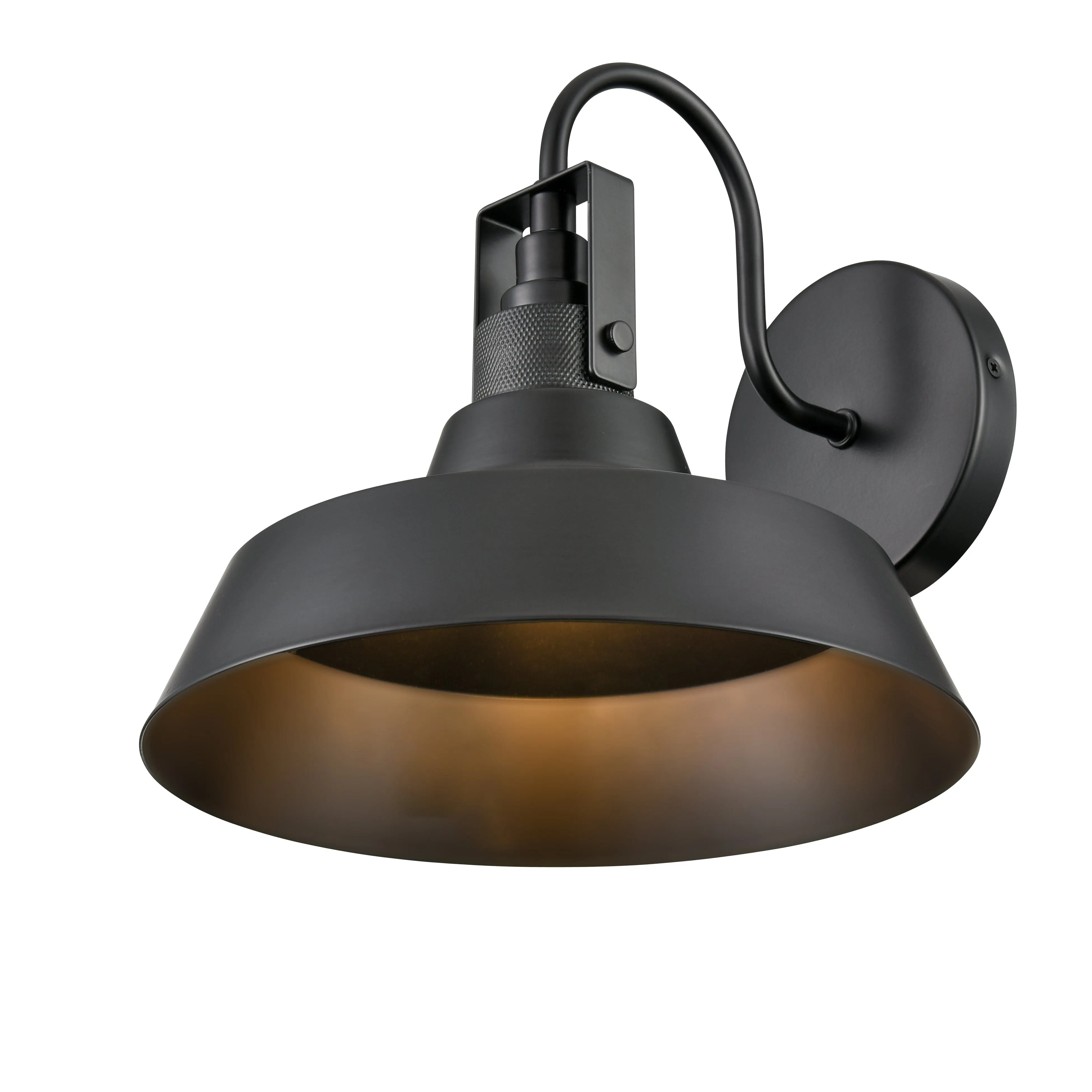 Axell Outdoor Wall Sconce - Powder Coated Black - 11in. Extension - E26 Medium Base