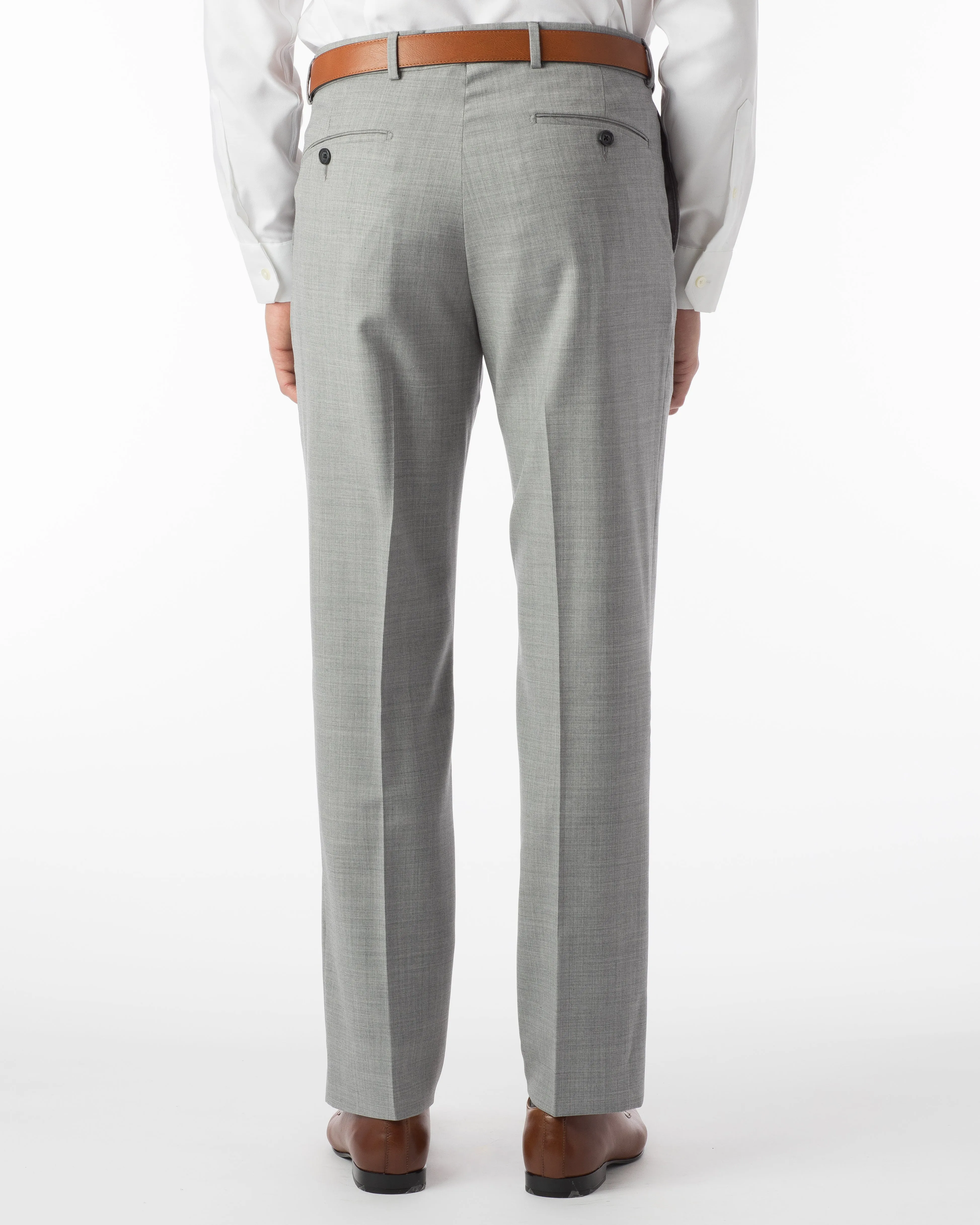 Ballin Pants - Soho Super 120’s 4 Harness Serge - Light Grey