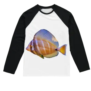 Beautiful Colored Fish Sublimation Baseball Long Sleeve T-Shirt