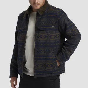 Billabong Barlow Sherpa Lined Jacket Dark Brown