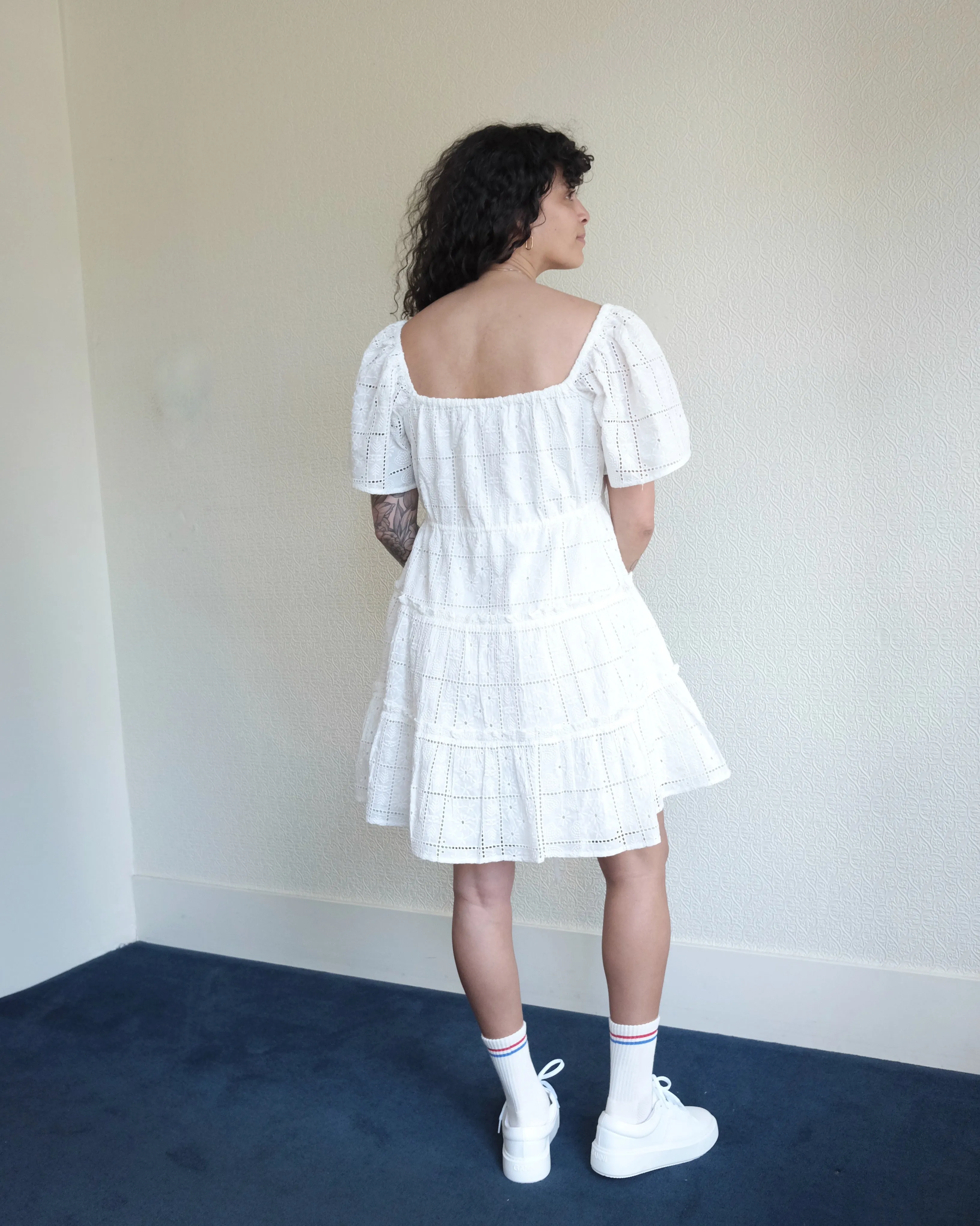 Broderie Anglaise Layer Dress