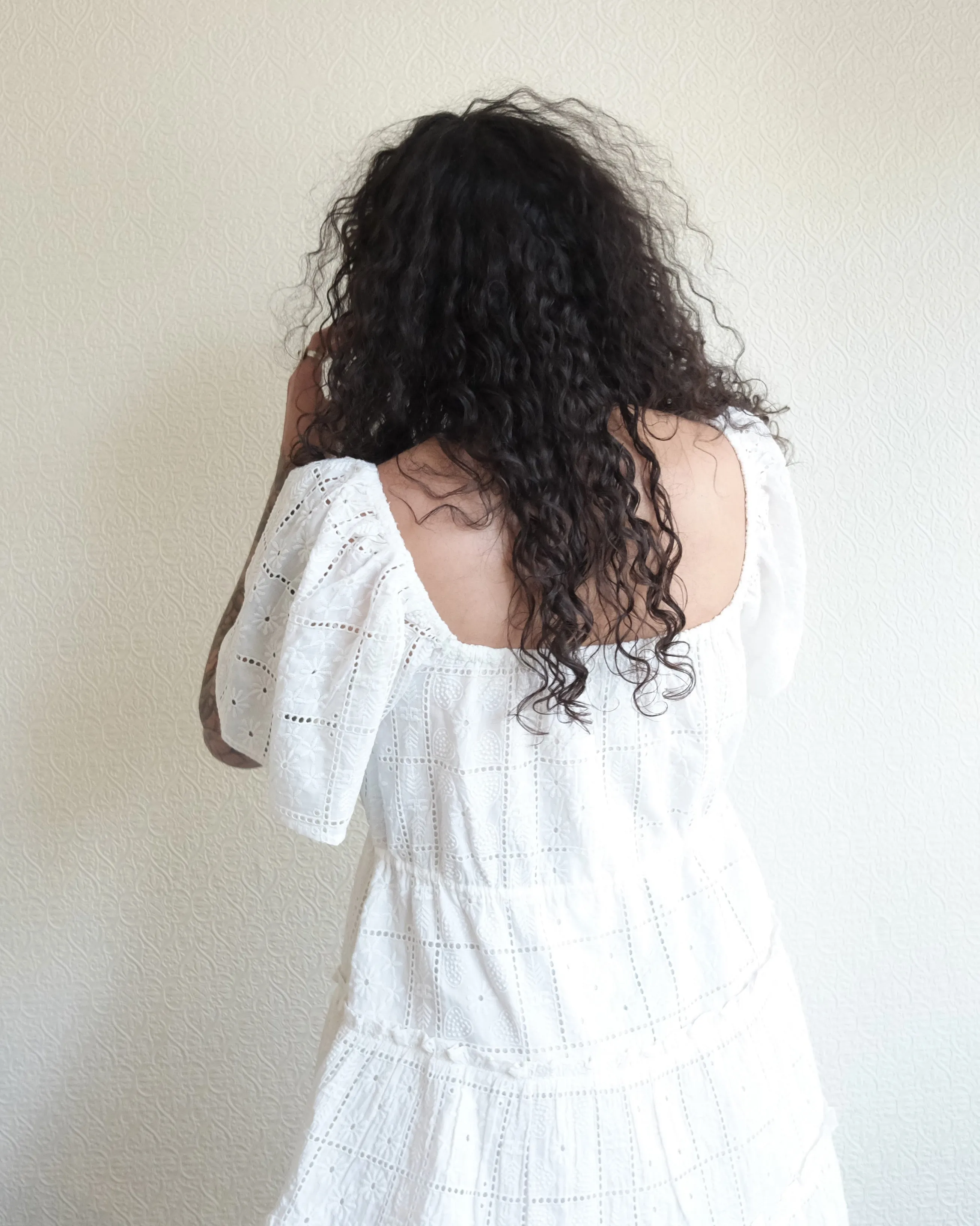 Broderie Anglaise Layer Dress