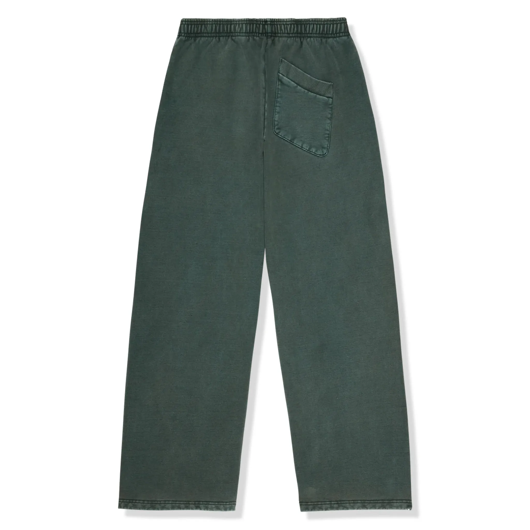 Broken Planet Basics Wide Leg Washed Emerald Sweatpants