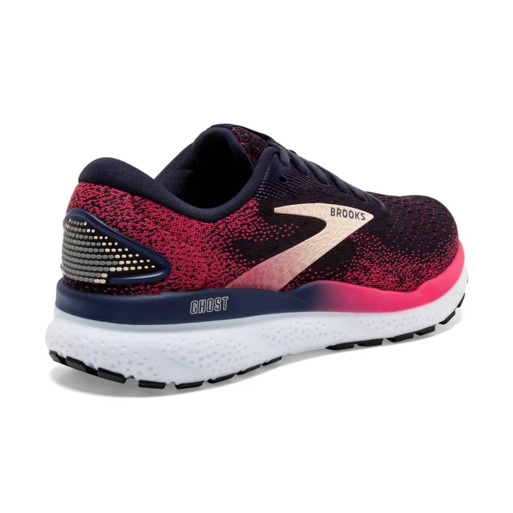 Brooks Ghost 16 (Womens) - Peacoat/Rasberry/Apricot