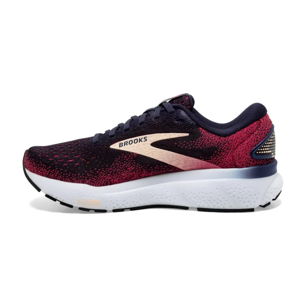 Brooks Ghost 16 (Womens) - Peacoat/Rasberry/Apricot