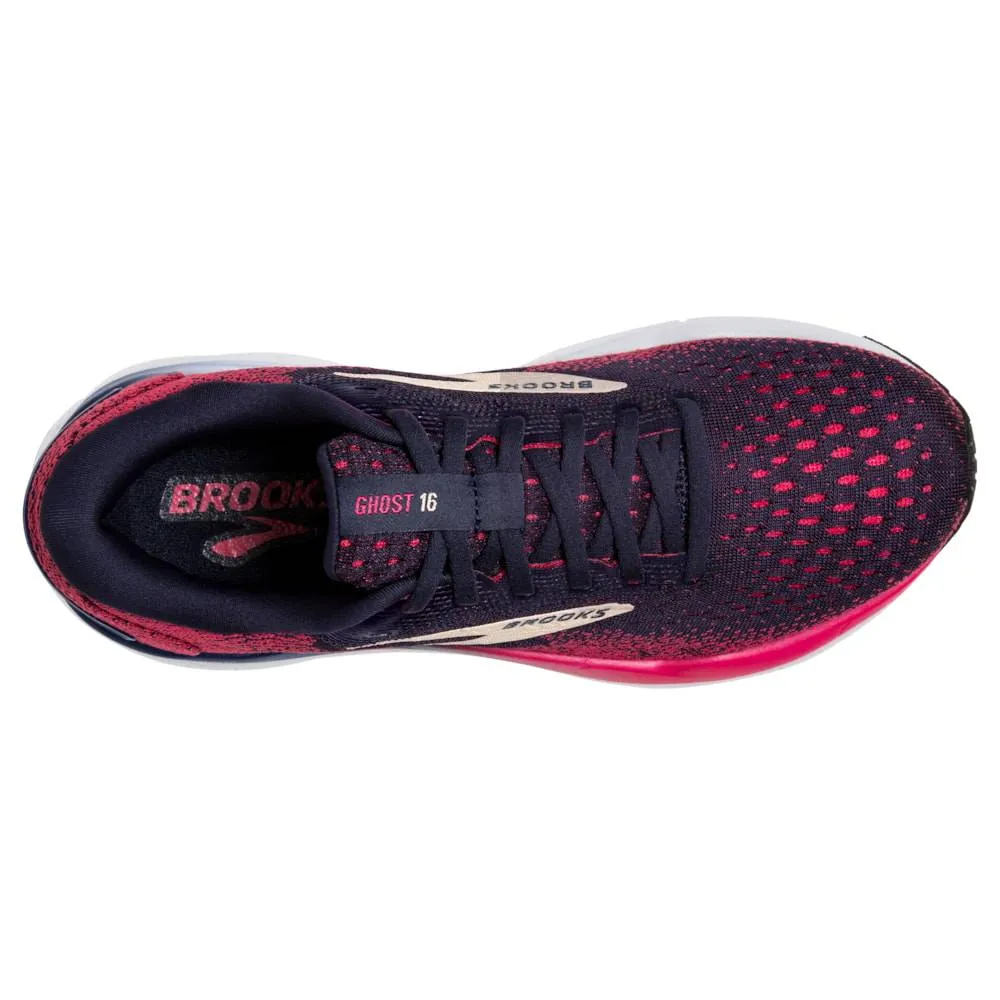 Brooks Ghost 16 (Womens) - Peacoat/Rasberry/Apricot