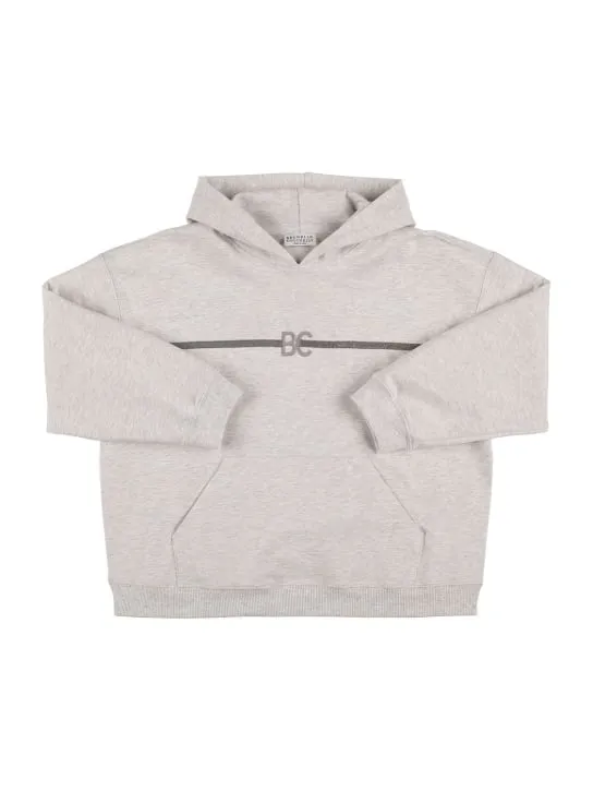 Brunello Cucinelli   Monogram sweatshirt hoodie 