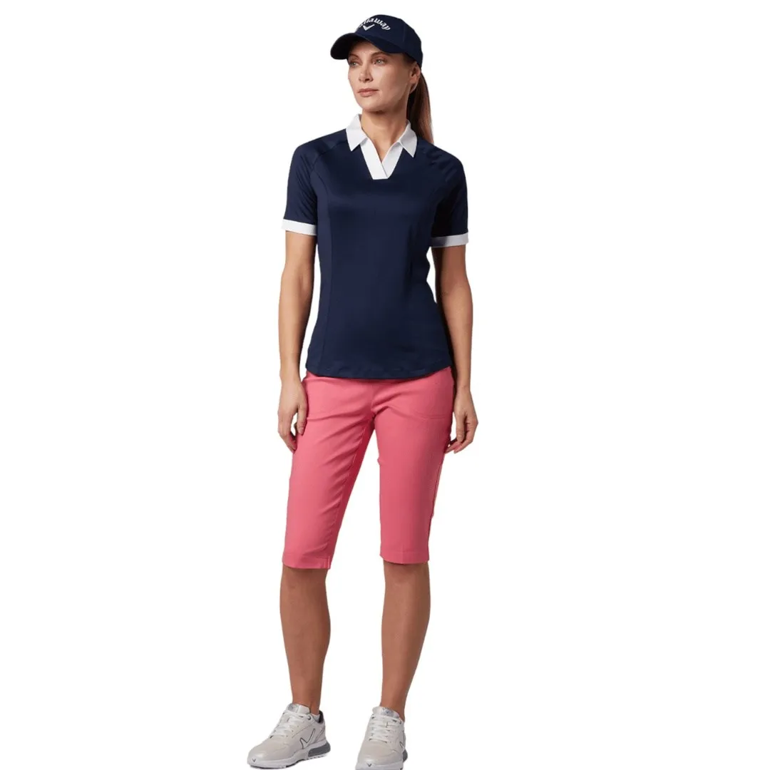 Callaway Ladies Colour Block Golf Polo Shirt CGKSD035