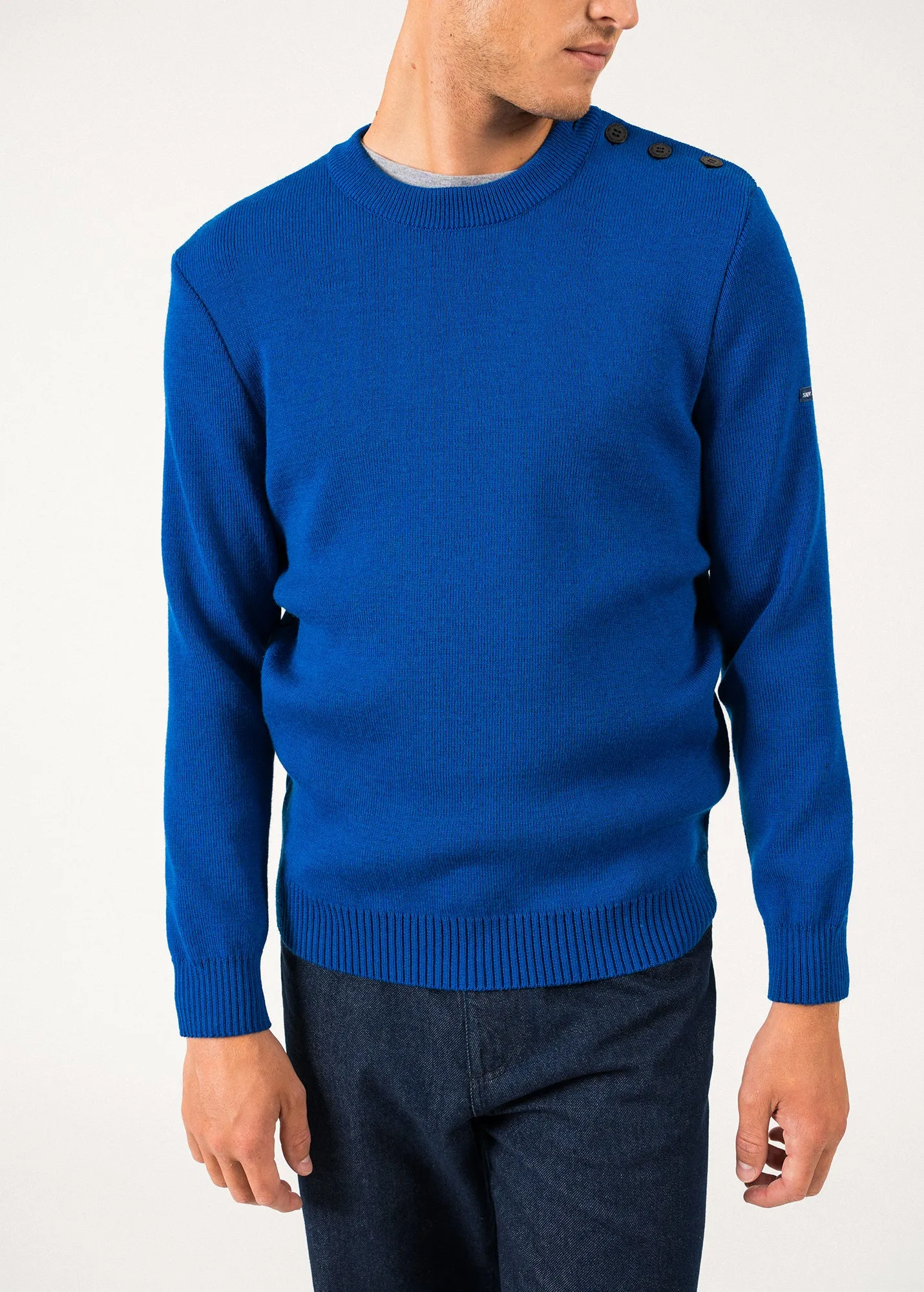 Cancale sailor jumper - regular fit, in pure new wool (GITANE)