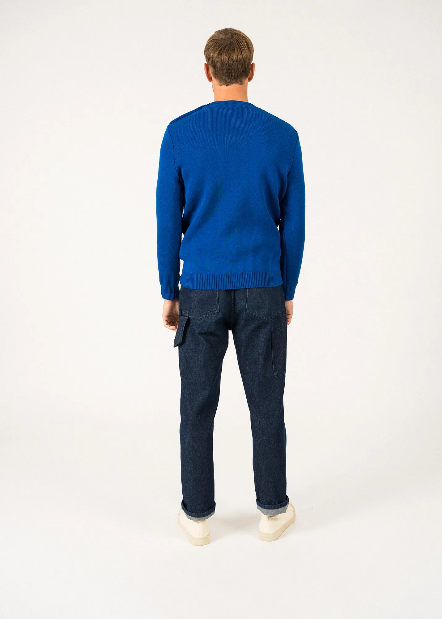 Cancale sailor jumper - regular fit, in pure new wool (GITANE)