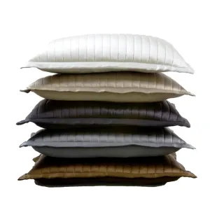 Charmeuse Channel Quilted Pillows by Ann Gish