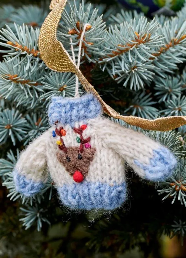 Christmas Jumper Wool Felt Decoration