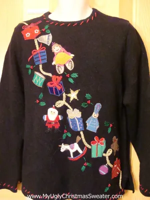 Christmas Sweater Jumper with Gifts and Toys