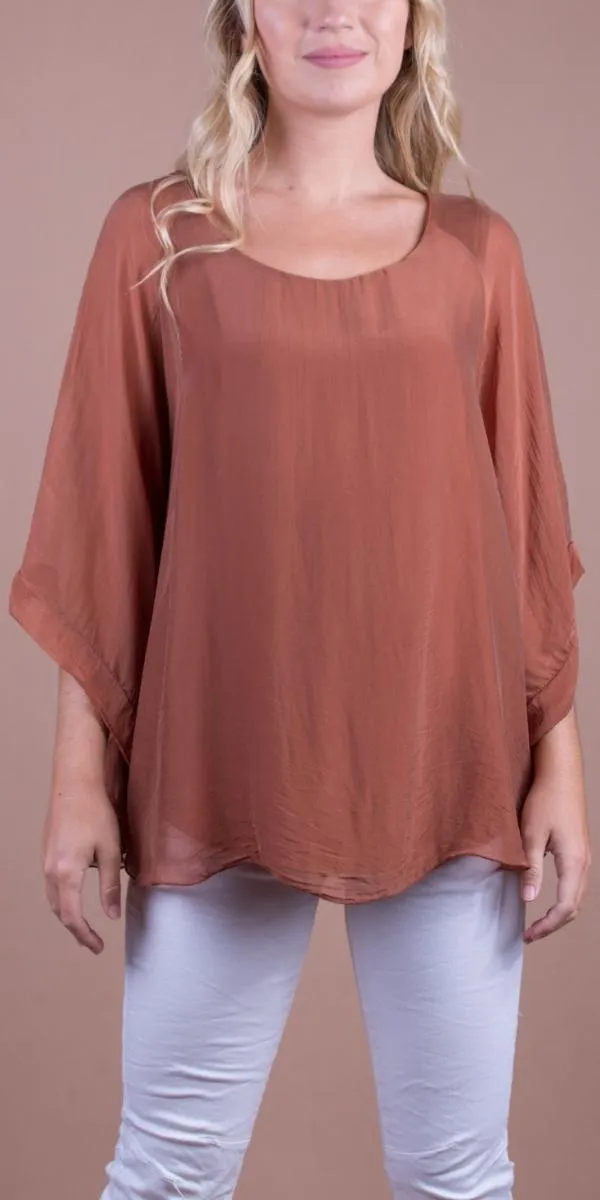 Coletta Silk Top