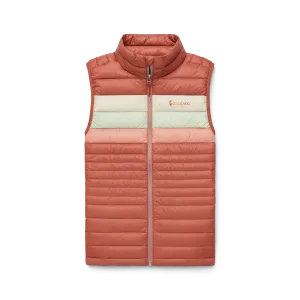 Cotopaxi Women&#x27;s Fuego Down Vest Faded Brick Stripes | Buy Cotopaxi Women&#x27;s Fuego Down Vest Faded Brick Stripes here | Outnorth