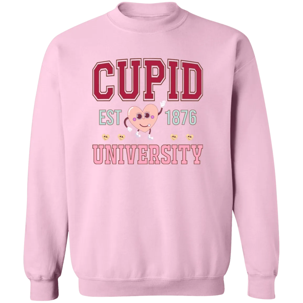 Cupid University Crewneck  Sweatshirt