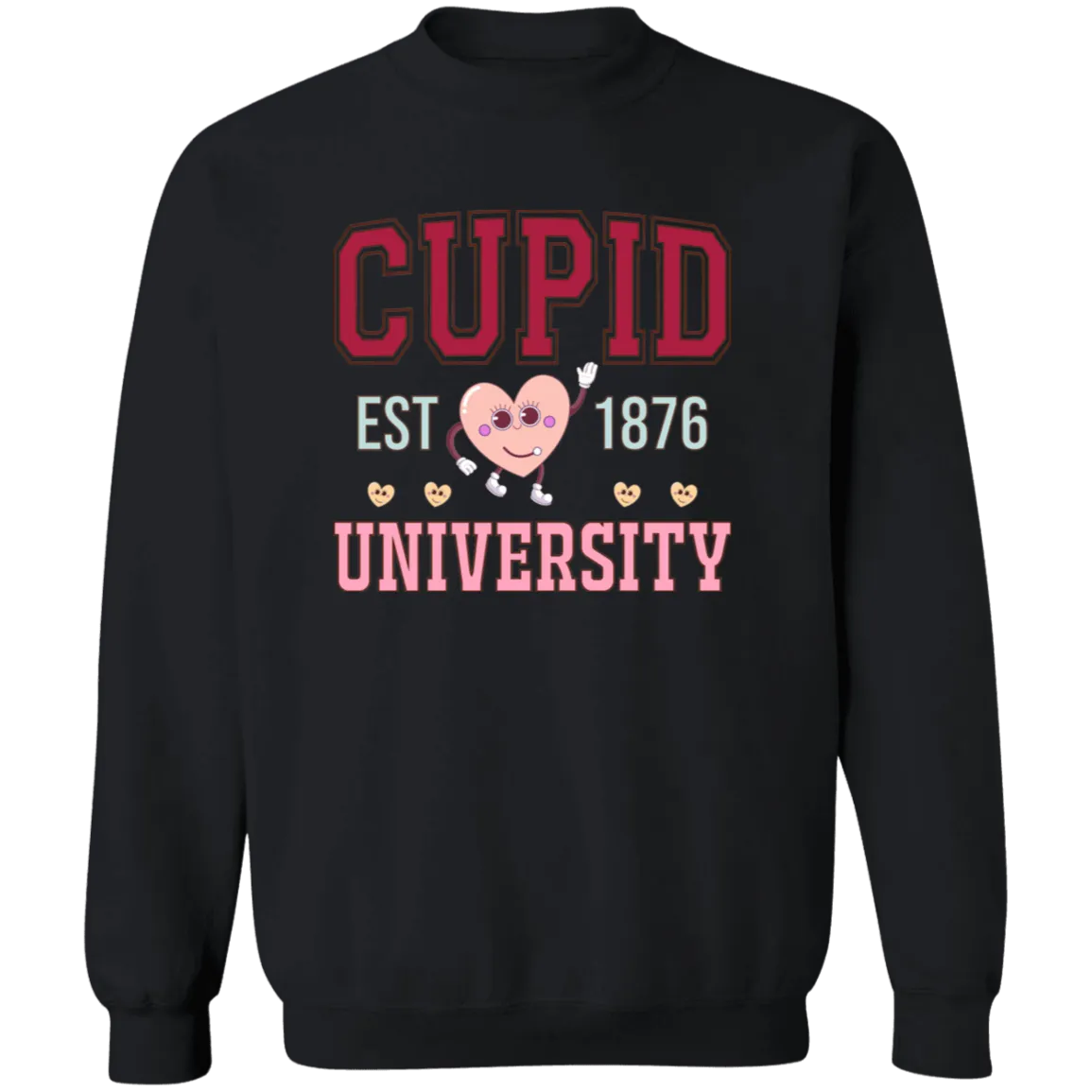 Cupid University Crewneck  Sweatshirt