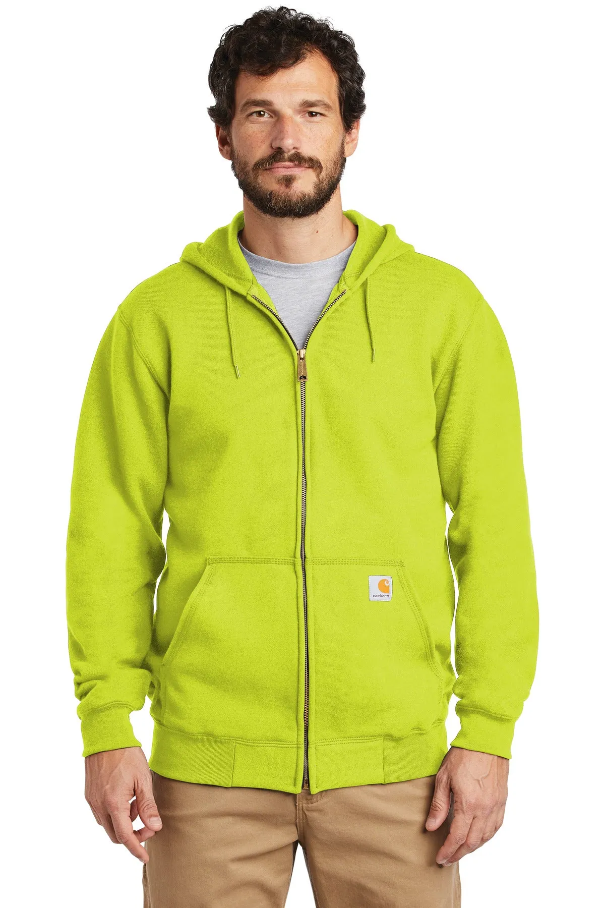 Custom Embroidered - Carhartt ® Midweight Hooded Zip-Front Sweatshirt. CTK122