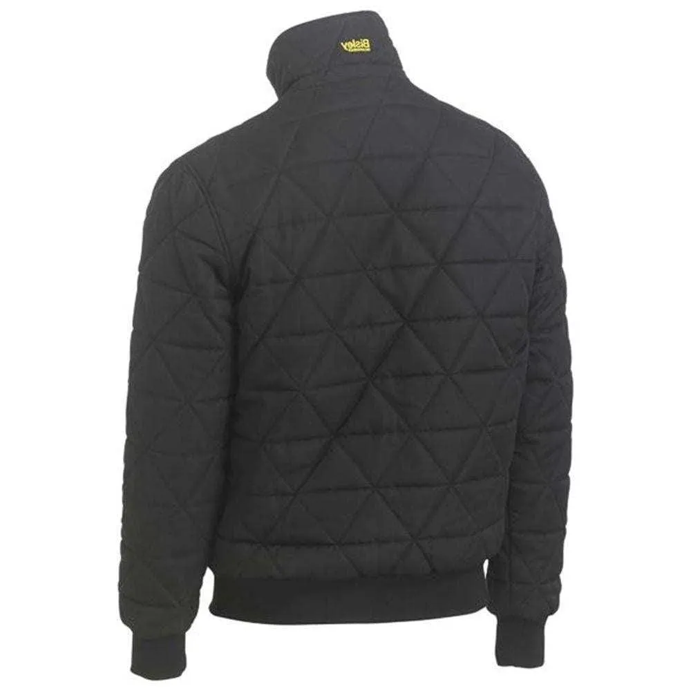 Diamond Quilted Bomber Jacket BJ6976