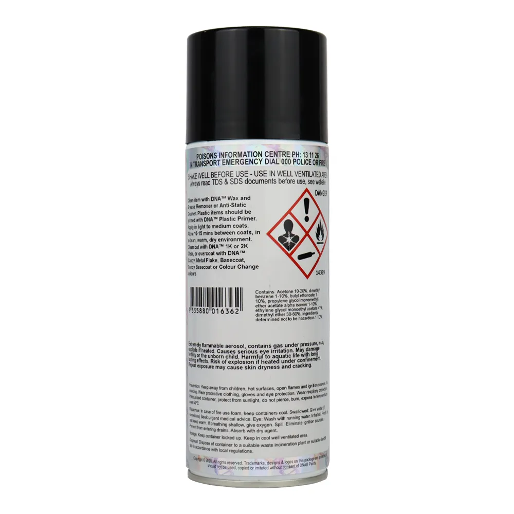 DNA PAINTS Candy Basecoat Spray Paint 350ml Aerosol Candy Cherry Black