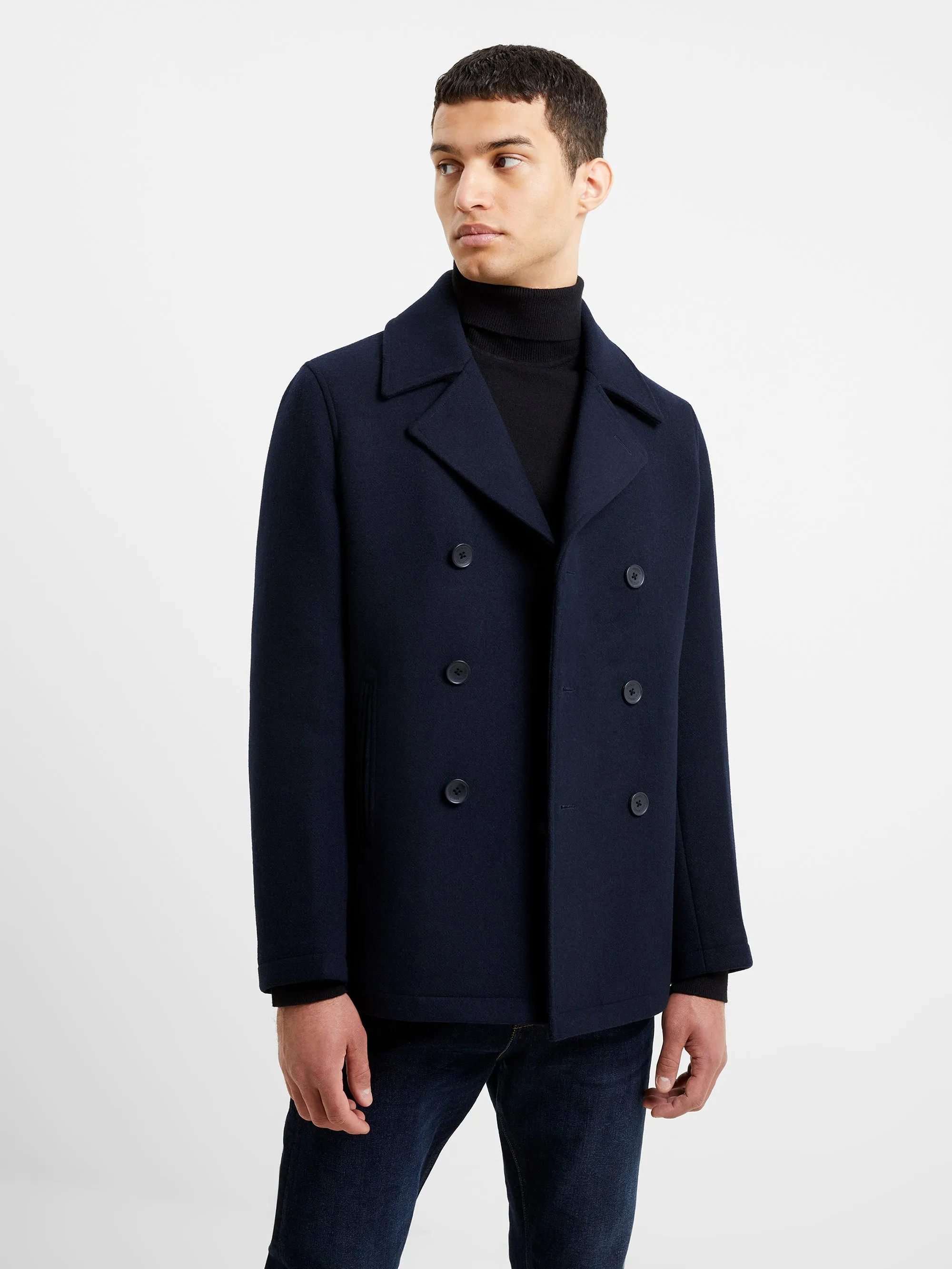 Double Breasted Peacoat