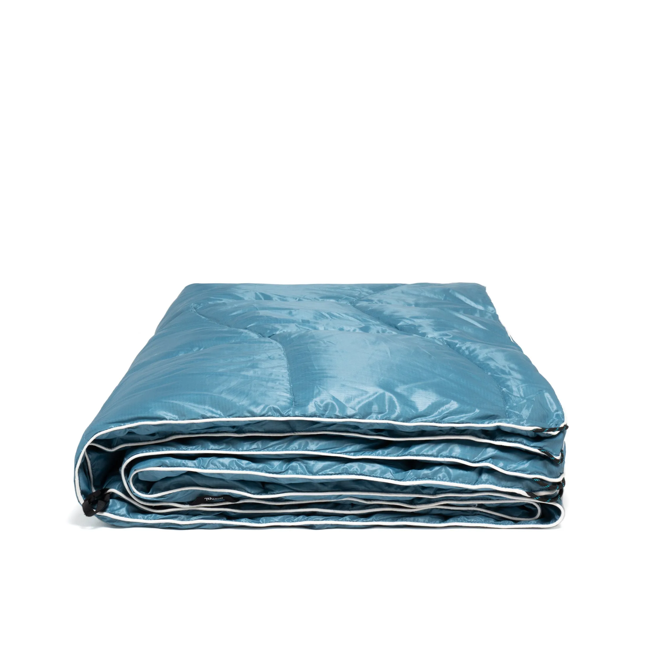 Down Puffy Blanket - Coastal Blue