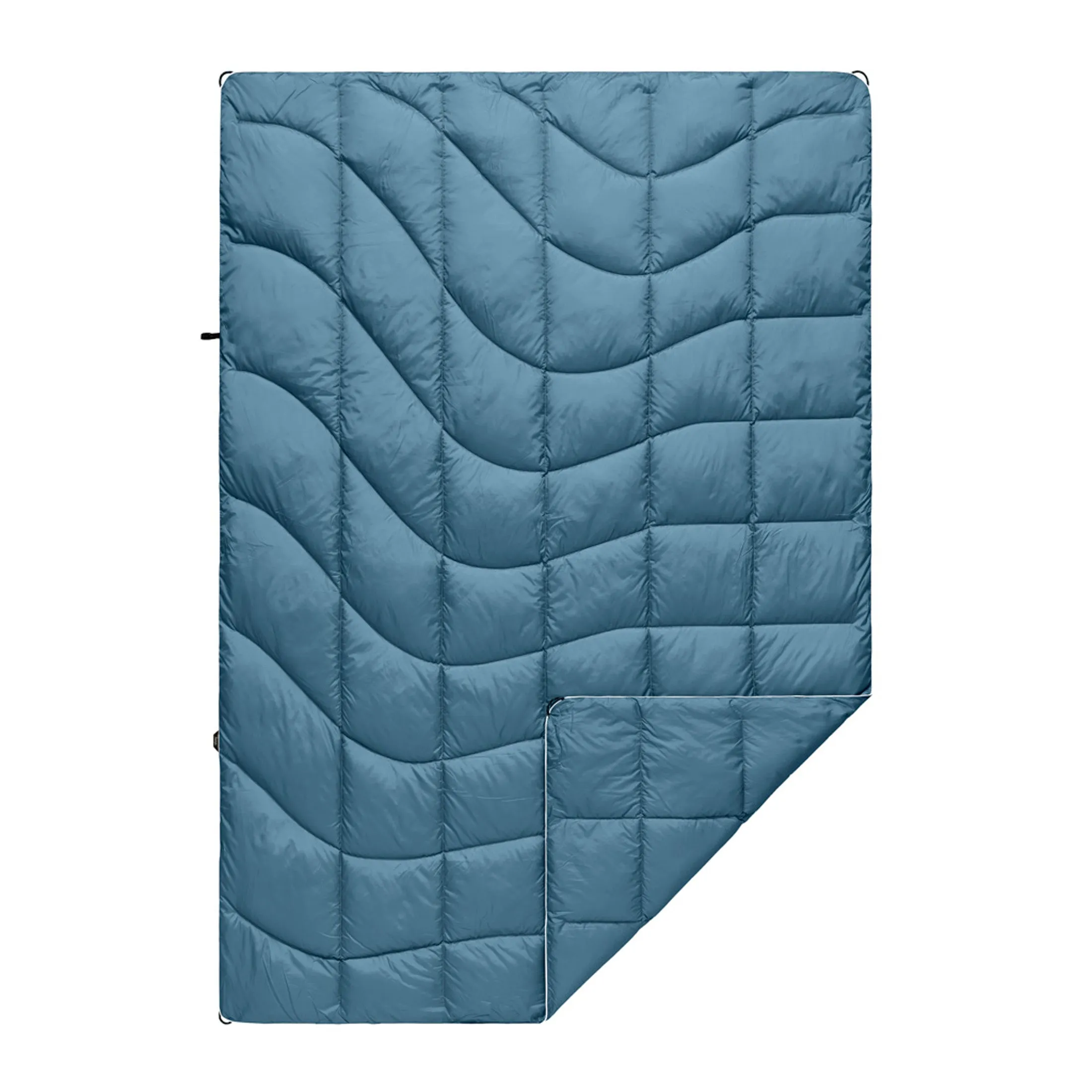 Down Puffy Blanket - Coastal Blue