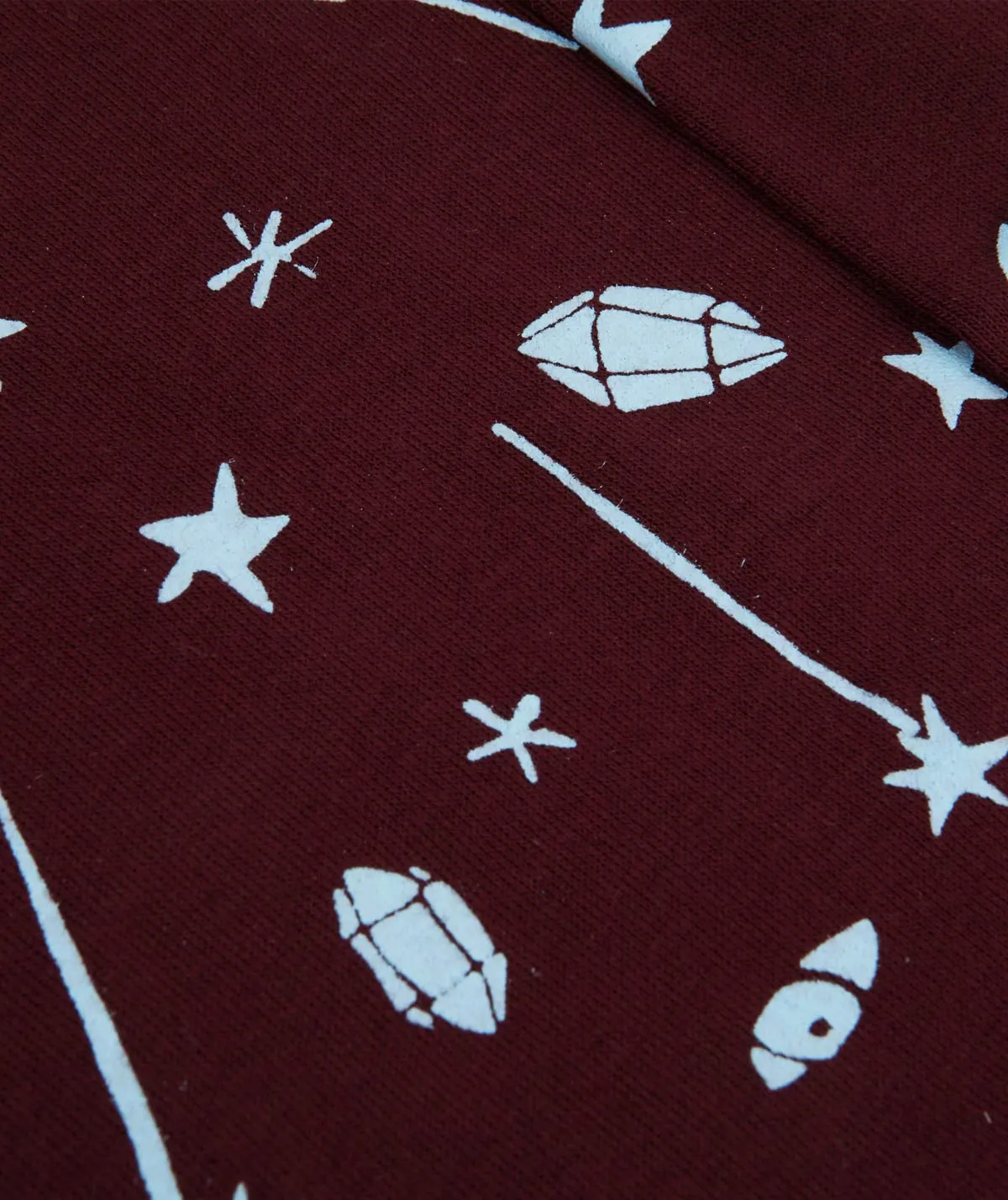 Drift Base Layer Top - Burgundy Starry Ice