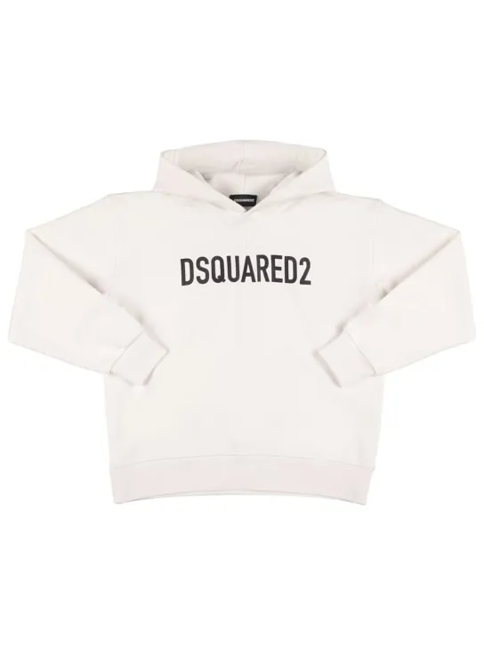 Dsquared2   Cotton sweatshirt hoodie w/ logo 