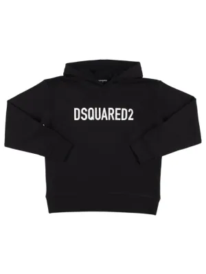 Dsquared2   Cotton sweatshirt hoodie w/ logo 