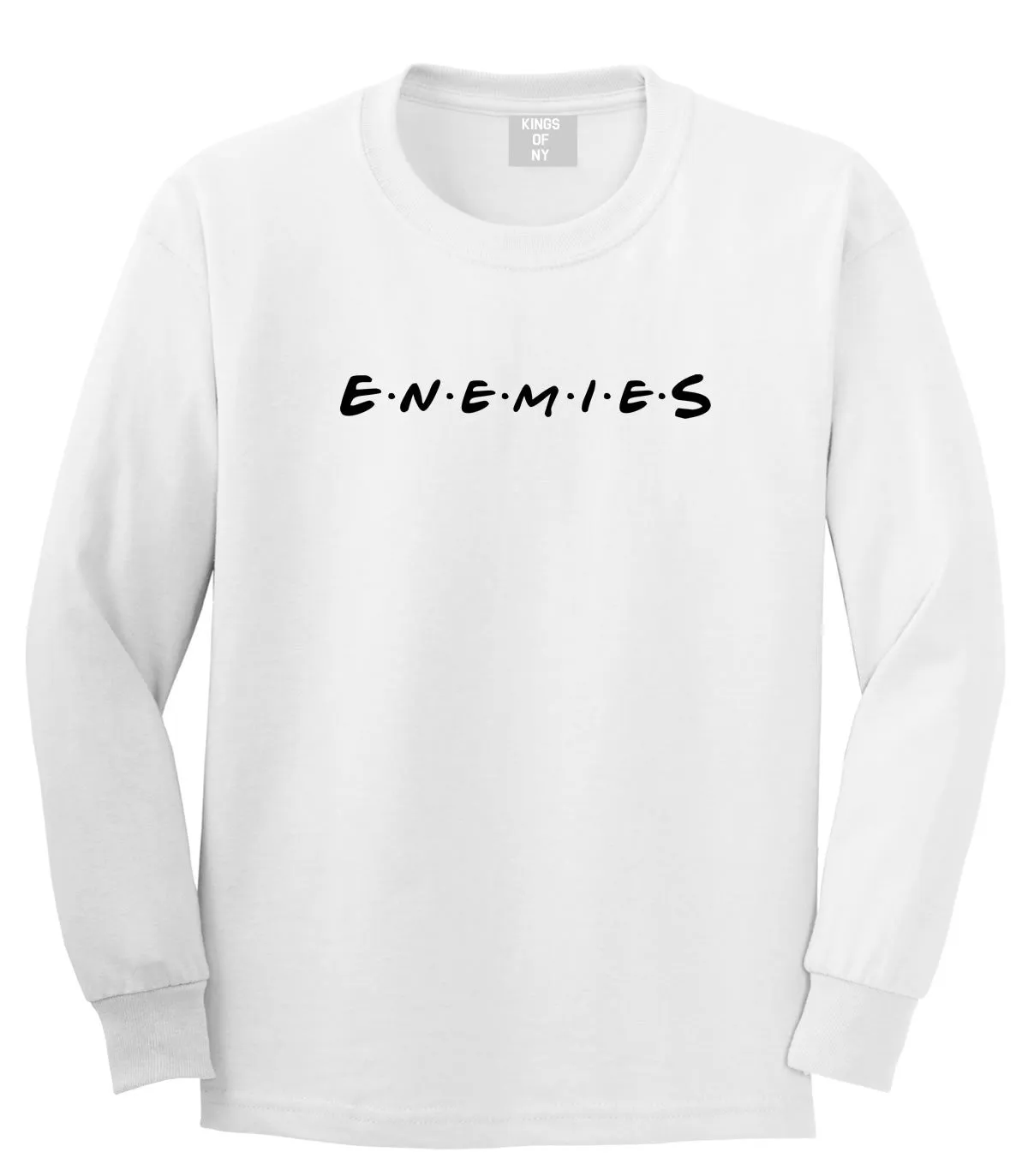 Enemies Friends Parody Long Sleeve T-Shirt