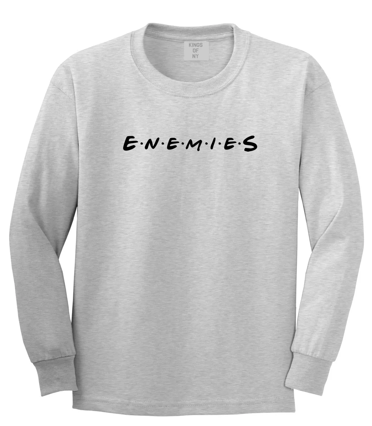 Enemies Friends Parody Long Sleeve T-Shirt