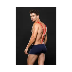 Envy Fireman Bottom W/ Suspenders 2pc L/xl