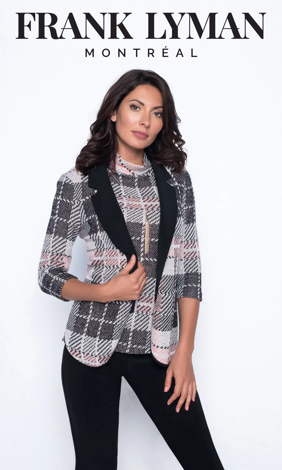 FRANK LYMAN PLAID TOP