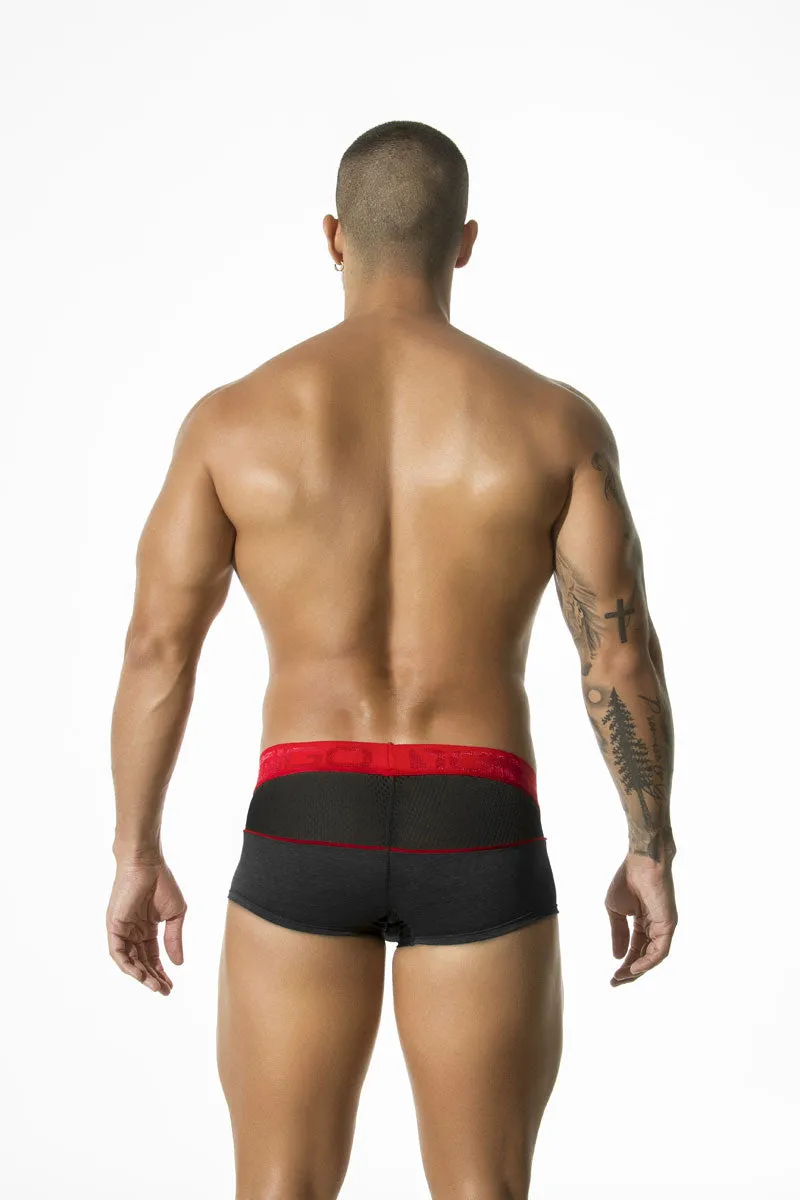 Gigo MESH BLACK Short Boxer Underwear G02156 Size L