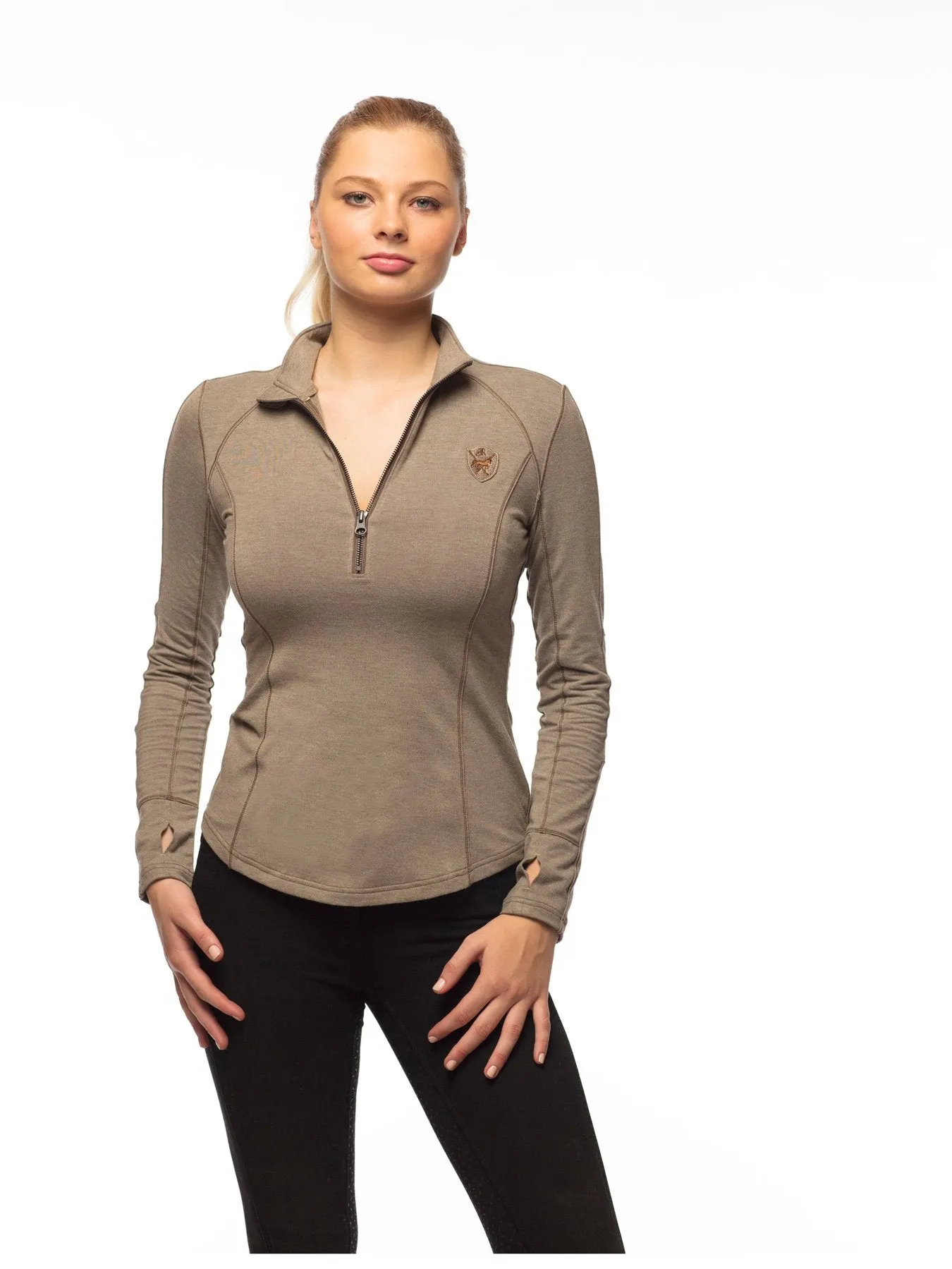 Goode Rider Splendid Zip Training Top / Base Layer