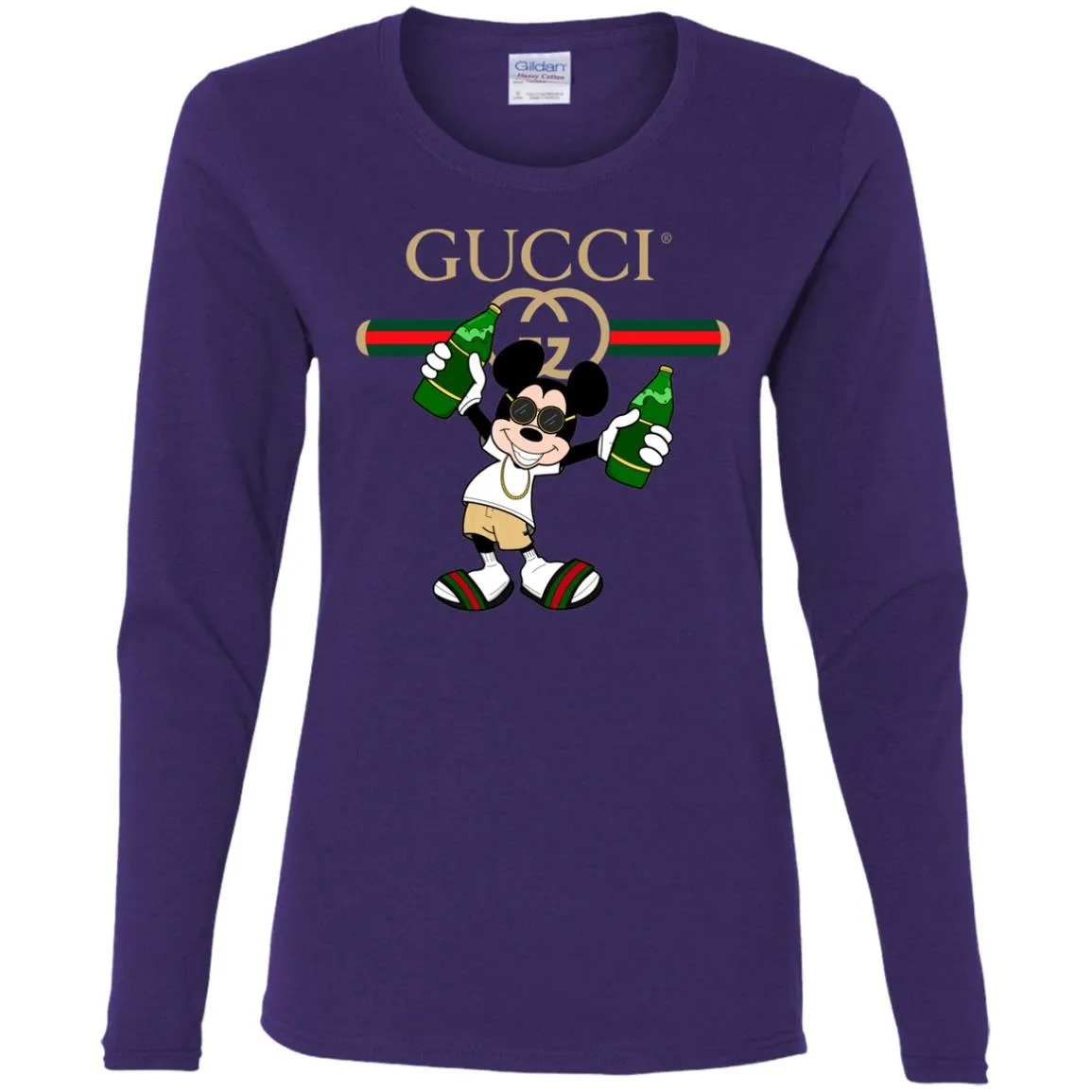 Gucci Mickey Mouse Top Trending T-shirt Women Long Sleeve Shirt