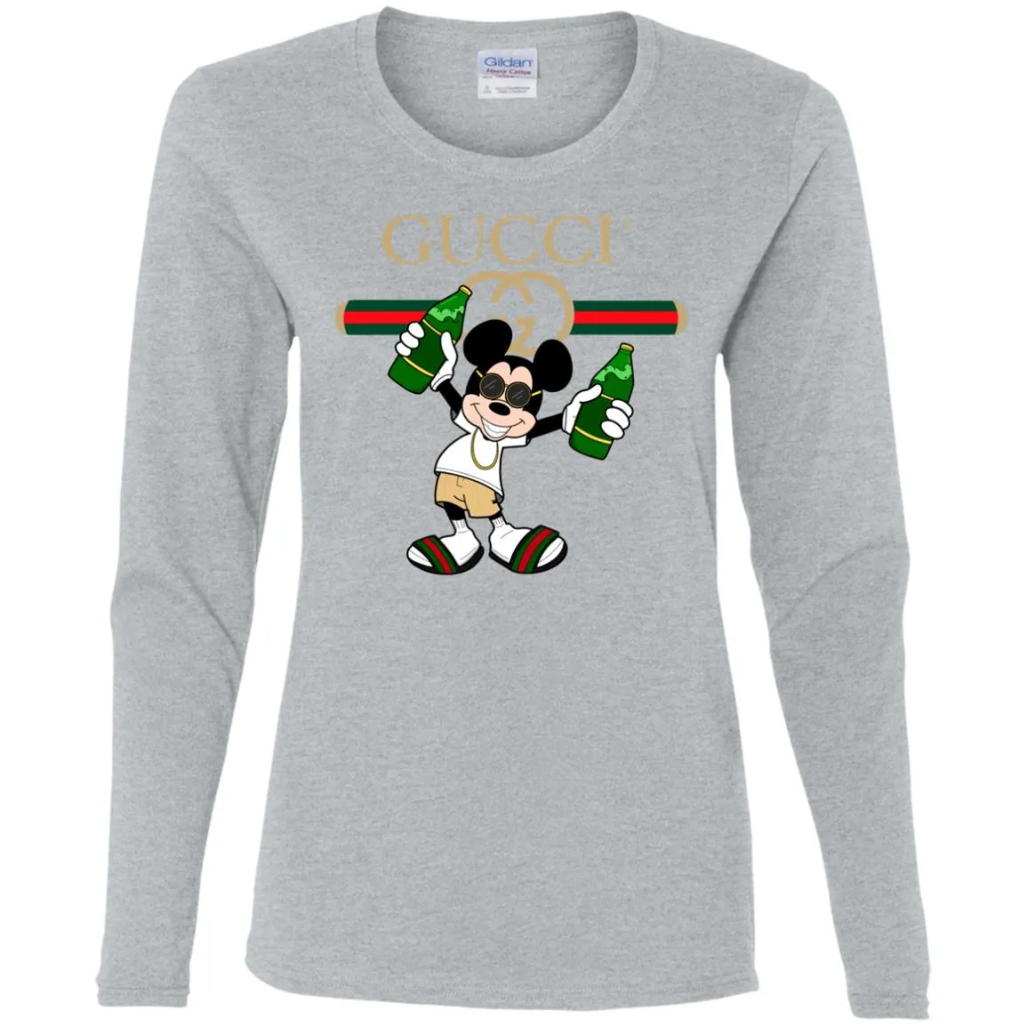 Gucci Mickey Mouse Top Trending T-shirt Women Long Sleeve Shirt