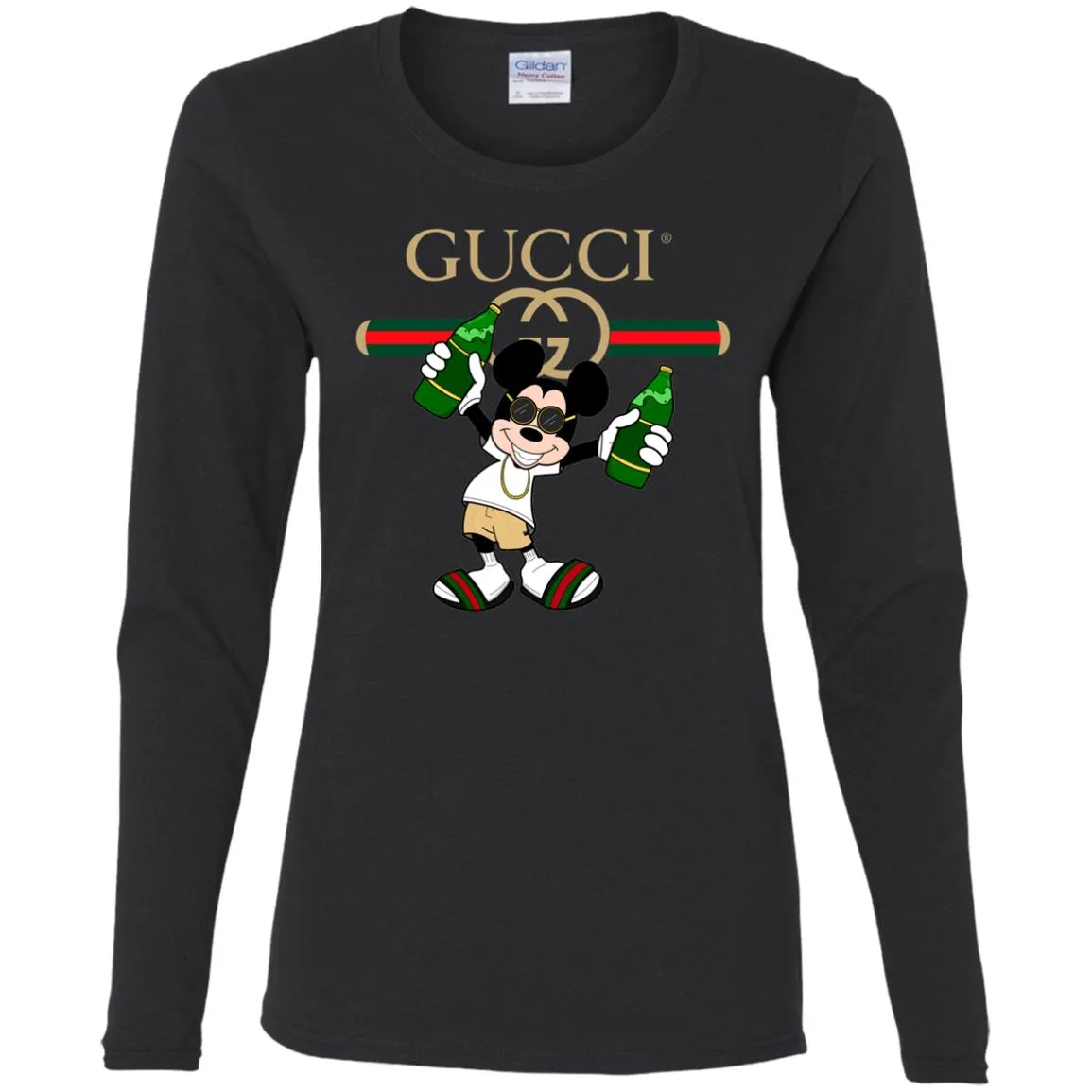 Gucci Mickey Mouse Top Trending T-shirt Women Long Sleeve Shirt