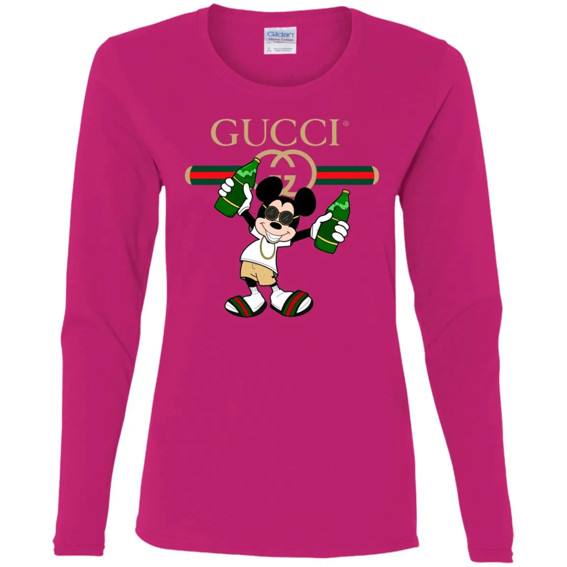 Gucci Mickey Mouse Top Trending T-shirt Women Long Sleeve Shirt