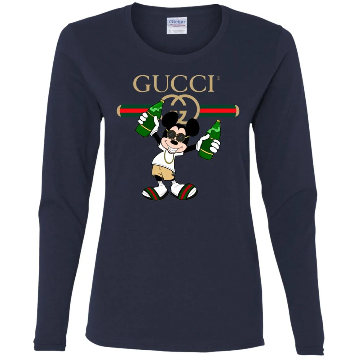 Gucci Mickey Mouse Top Trending T-shirt Women Long Sleeve Shirt