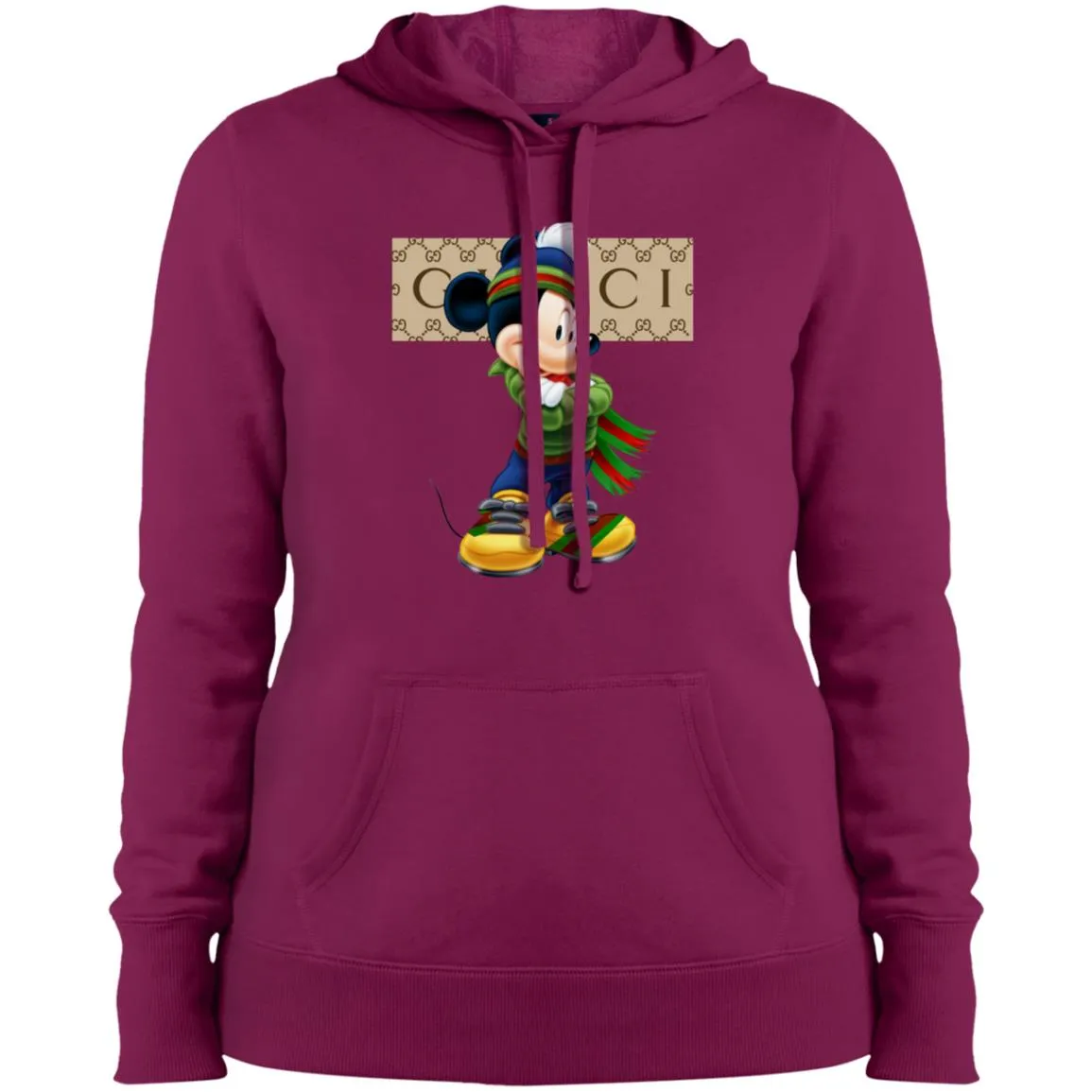 Gucci Trending Mickey T-shirt Women Hooded Sweatshirt