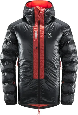 Haglöfs L.I.M ZT Down Jacket Men True Black/Zenith Red | Buy Haglöfs L.I.M ZT Down Jacket Men True Black/Zenith Red here | Outnorth